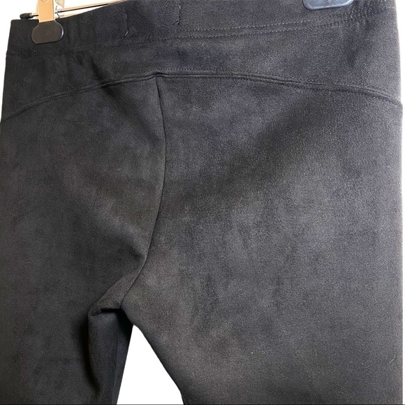 DAVID LERNER Elliott Micro Suede Soft Black Leggings, Size Small - Picture 8 of 12
